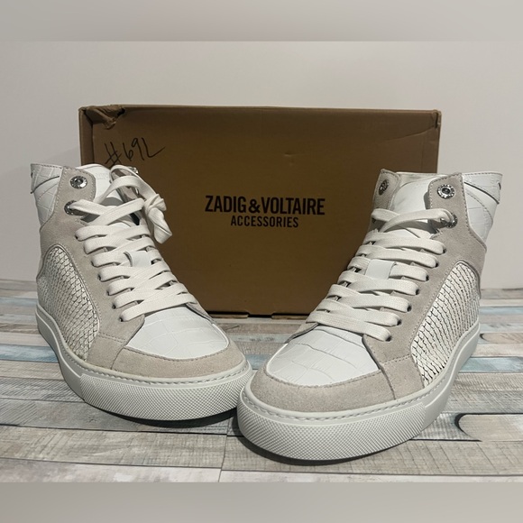 Zadig & Voltaire Shoes - Zadig & Voltaire High Flash Keith High-Top Sneakers